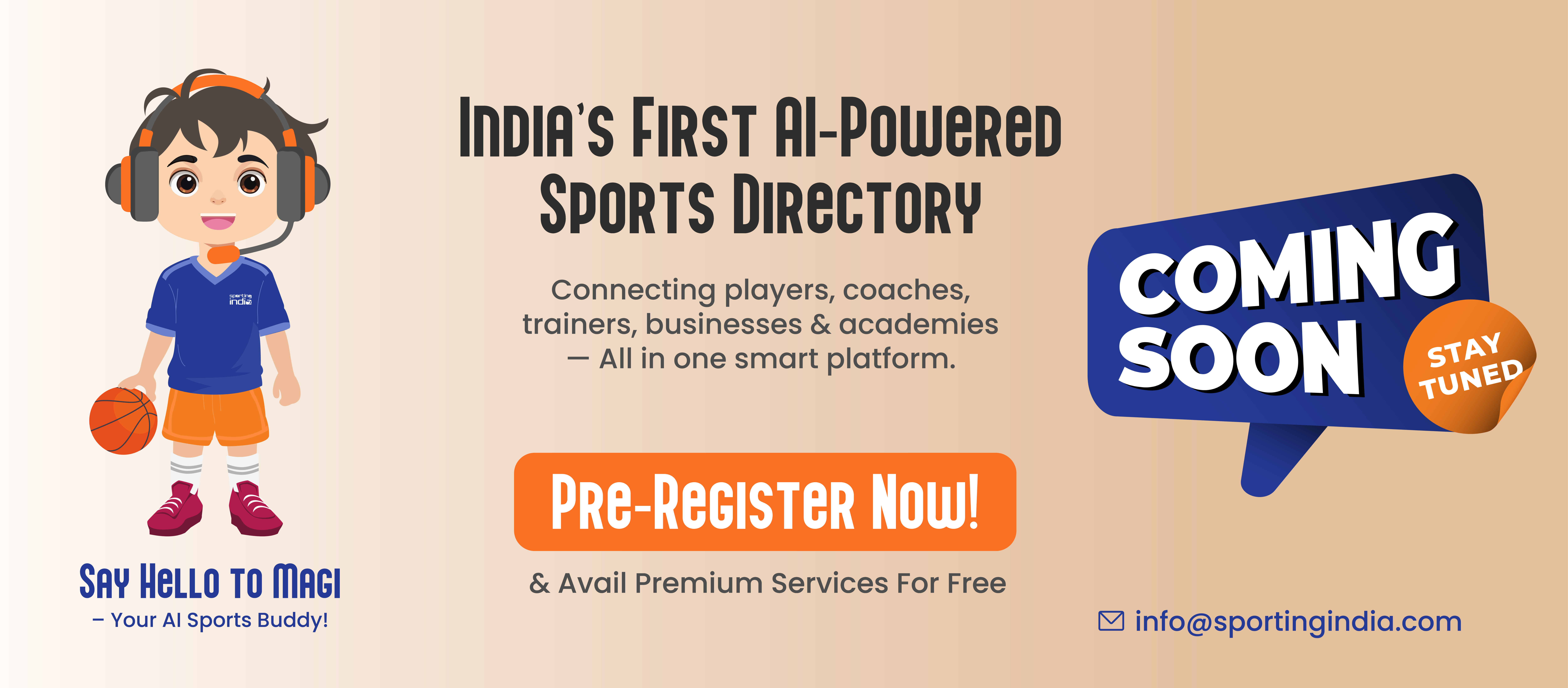 SportingIndia - Click anywhere to register